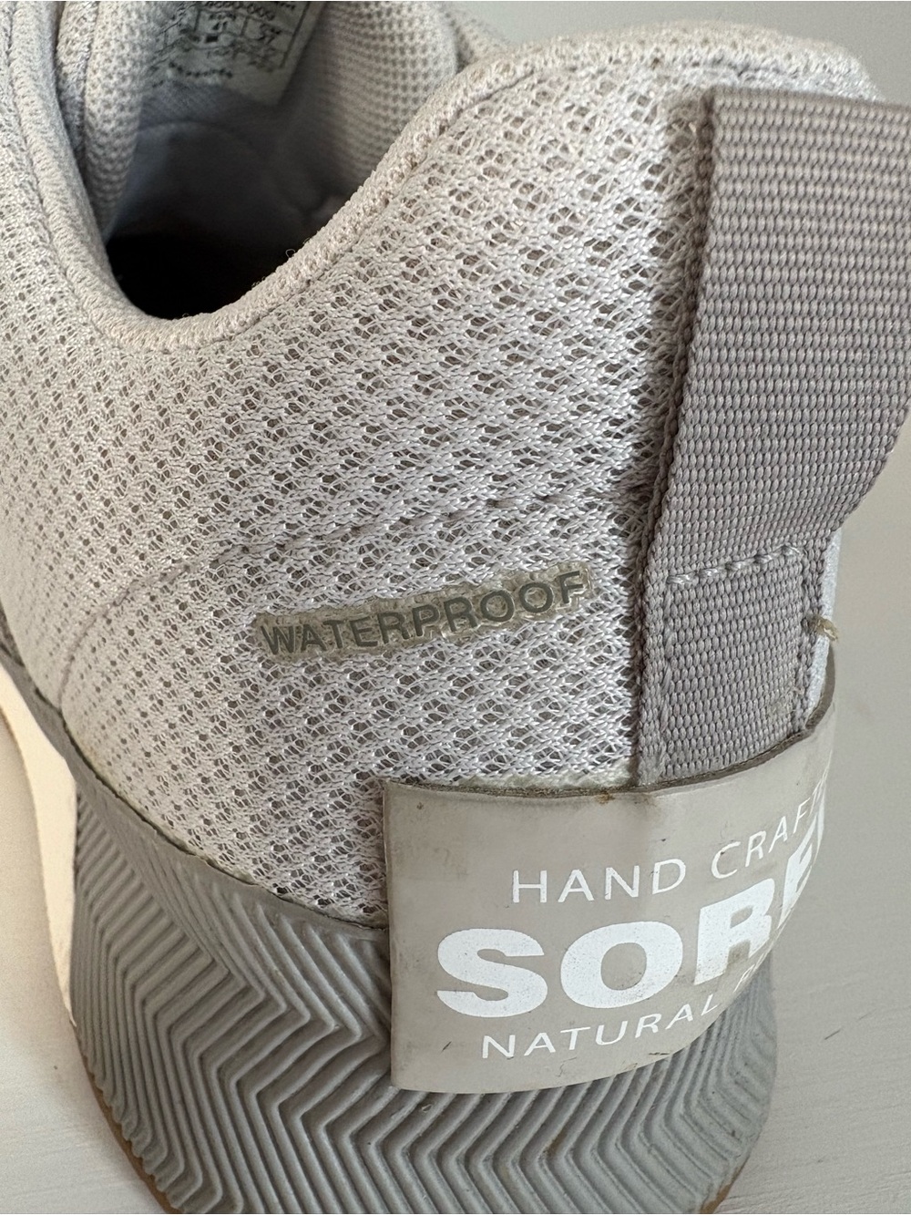 Sorel Out N About III Low Waterproof Sneakers Grey 10 Elevated Casual Minimalist - Picture 4 of 12